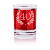 Okrągła szklanka do whisky - Grawerowane prezenty i dodatki ślubne Grawernia24