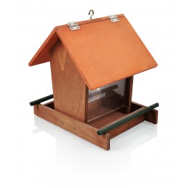 Karmnik dla ptaków drewno z wsypem - Grawerowane prezenty i dodatki ślubne