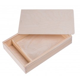 21x15 Drewniane pudełko na zdjęcia odbitki i pendrive - Grawerowane prezenty i dodatki ślubne