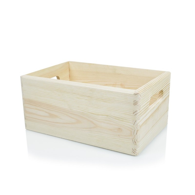 Drewniana skrzynka na narzędzia 30x20x15 - Grawerowane prezenty i dodatki ślubne