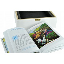 Biblia dla dzieci w szkatułce komunia grawer - Grawerowane prezenty i dodatki ślubne