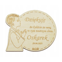 Magnes dla gości Komunia...