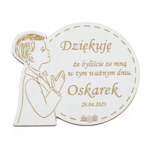 Magnesy dla gości Komunia Święta - piękna i praktyczna pamiątka