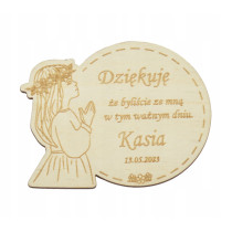 Magnes dla gości Komunia...
