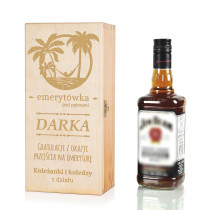PREZENT DLA EMERYTA SKRZYNKA NA ALKOHOL GRAWER