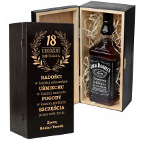 Skrzynka na whisky jack daniels prezent urodziny