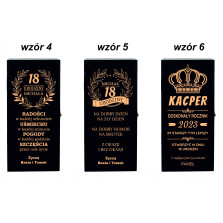 SKRZYNKA NA WHISKY JACK DANIELS PREZENT URODZINY 18 20 25 30 35 40 45 50 60