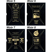 BAREK KANISTER prezent dla faceta mężczyzny taty dziadka na 18-99 urodziny