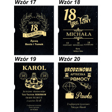 BAREK KANISTER prezent dla faceta mężczyzny taty dziadka na 18-99 urodziny