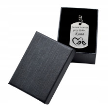 Brelok do Kluczy SERCE Grawer Gratis WALENTYNKI