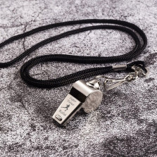 PREZENT dla nauczyciela na zakończenie roku Metalowy gwizdek z grawerem
