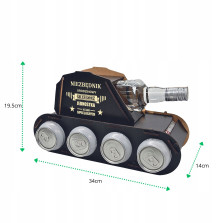 ŚMIESZNY PREZENT NA 18 40 URODZINY SKRZYNKA CZOŁG_ dla taty chłopaka