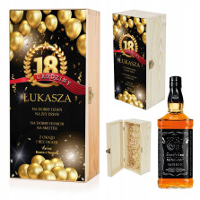 SKRZYNKA NA ALKOHOL PREZENT NA 18 URODZINY GRAWER HIT a