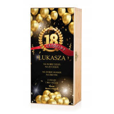 SKRZYNKA NA ALKOHOL PREZENT NA 18 URODZINY GRAWER HIT a