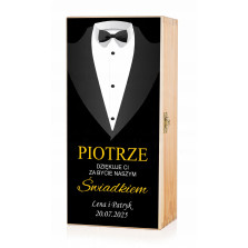PODZIĘKOWANIE DLA ŚWIADKA SKRZYNKA NA WHISKEY- a