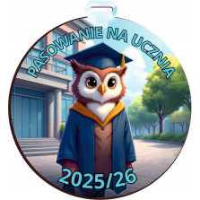 Medal „Pasowanie na ucznia” 2025/26 pamiątka pasowania prezent na pasowanie
