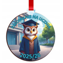 Medal „Pasowanie na ucznia” 2025/26 pamiątka pasowania prezent na pasowanie