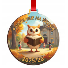 Medal „Pasowanie na ucznia” 2025/26 pamiątka pasowania prezent na pasowanie