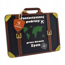 Kartka PREZENT na 18 URODZINY OSIEMNASTKĘ pudełko koperta na pieniądze