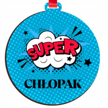Medal „SUPER CHŁOPAK” - Idealny prezent na Dzień Chłopaka