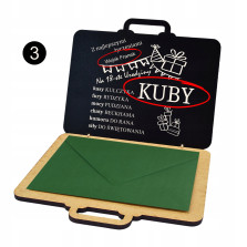 Kartka PREZENT na 18 URODZINY OSIEMNASTKĘ pudełko koperta na pieniądze v1