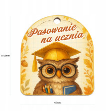 Brelok Pasowanie na ucznia pamiątka szkolna prezent dla dzieci