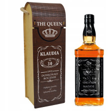Skrzynka Pudełko Na Whisky Wino Prezent na Urodziny 18 20 30 40 50 60