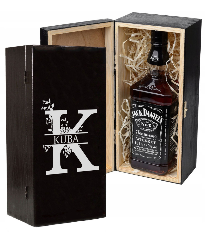 SKRZYNKA NA WHISKY JACK DANIELS PREZENT URODZINY