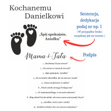 Znicz Lampion Personalizowany Dla Dziecka Córki Syna