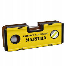 Poziomica Najlepszego Majstra - gadżet PREZENT URODZINY 18 20 25 30 35 40