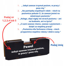 Poziomica Najlepszego Majstra - gadżet PREZENT URODZINY 18 20 25 30 35 40