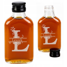 Butelka z grawerem monogramu 100 ml - Personalizowana z imieniem