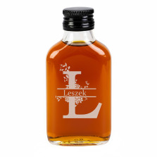 Butelka z grawerem monogramu 100 ml - Personalizowana z imieniem