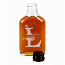 Butelka z grawerem monogramu 100 ml - Personalizowana z imieniem