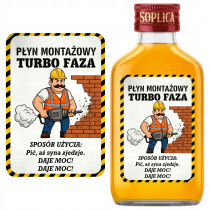 Etykieta PŁYN MONTAŻOWY...