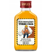 Etykieta PŁYN MONTAŻOWY TURBO FAZA - DLA MAJSTRÓW!