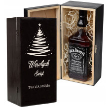 SKRZYNKA NA WHISKY JACK DANIELS prezentowa PUDEŁKO skrzynka na wino ŚWIĘTA