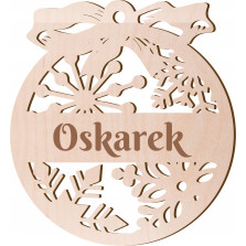 Drewniana Bombka z imieniem...