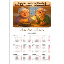 Kalendarz Dzień Babci i Dziadka 2026 prezent kalendarz babcią dziadkiem