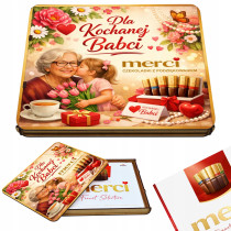 Pudełko na czekoladki MERCI...