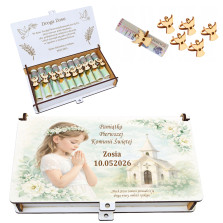 Pudełko koperta Na Pieniądze Pamiątka Pierwsza Komunia Prezent na Komunię