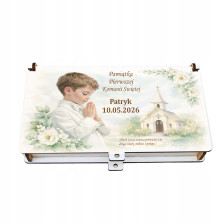 Pudełko koperta Na Pieniądze Pamiątka Pierwsza Komunia Prezent na Komunię