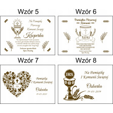 Prezent na KOMUNIE świętą pamiątka pudełko GRAWER Pamiątka Komunii Świętej