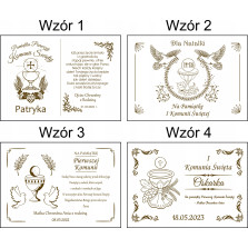 Prezent na KOMUNIE świętą pamiątka pudełko GRAWER Pamiątka Komunii Świętej