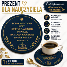 Podkładka pod kubek dla nauczyciela prezent na zakończenie roku