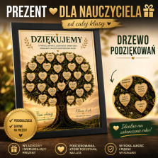 Podziękowanie dla nauczyciela ramka A4 prezent na zakończenie roku szkolneg