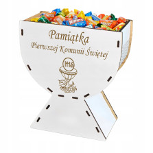 Pamiątka Pierwszej Komunii Kielich z Grawerem Prezent Komunia