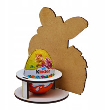 Prezent Wielkanocny dla Dziecka Stojak na Kinder Zajączek Alleluja