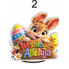 Prezent Wielkanocny dla Dziecka Stojak na Kinder Zajączek Alleluja