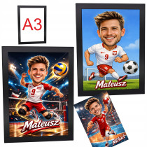 Ramka A3 na plakat sportowy...